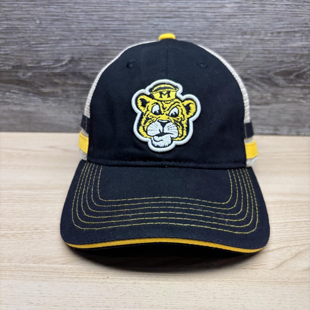 Missouri Tigers Hat Cap Snap Back Mens Black Yellow NCAA College Football